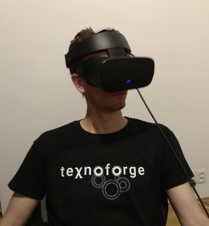 fire of texnoforge interfacing with VR :)
